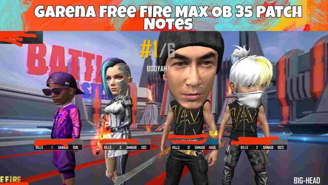 Garena Free Fire Max Ob 35 Patch Notes